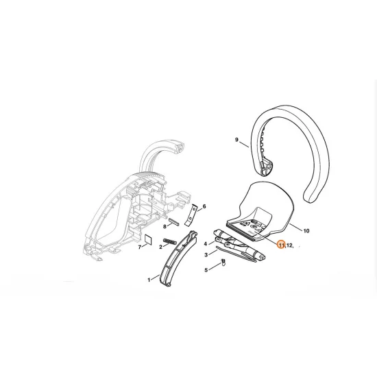 STIHL  Tabliczka informacyjna HSE 41 4814 967 1800